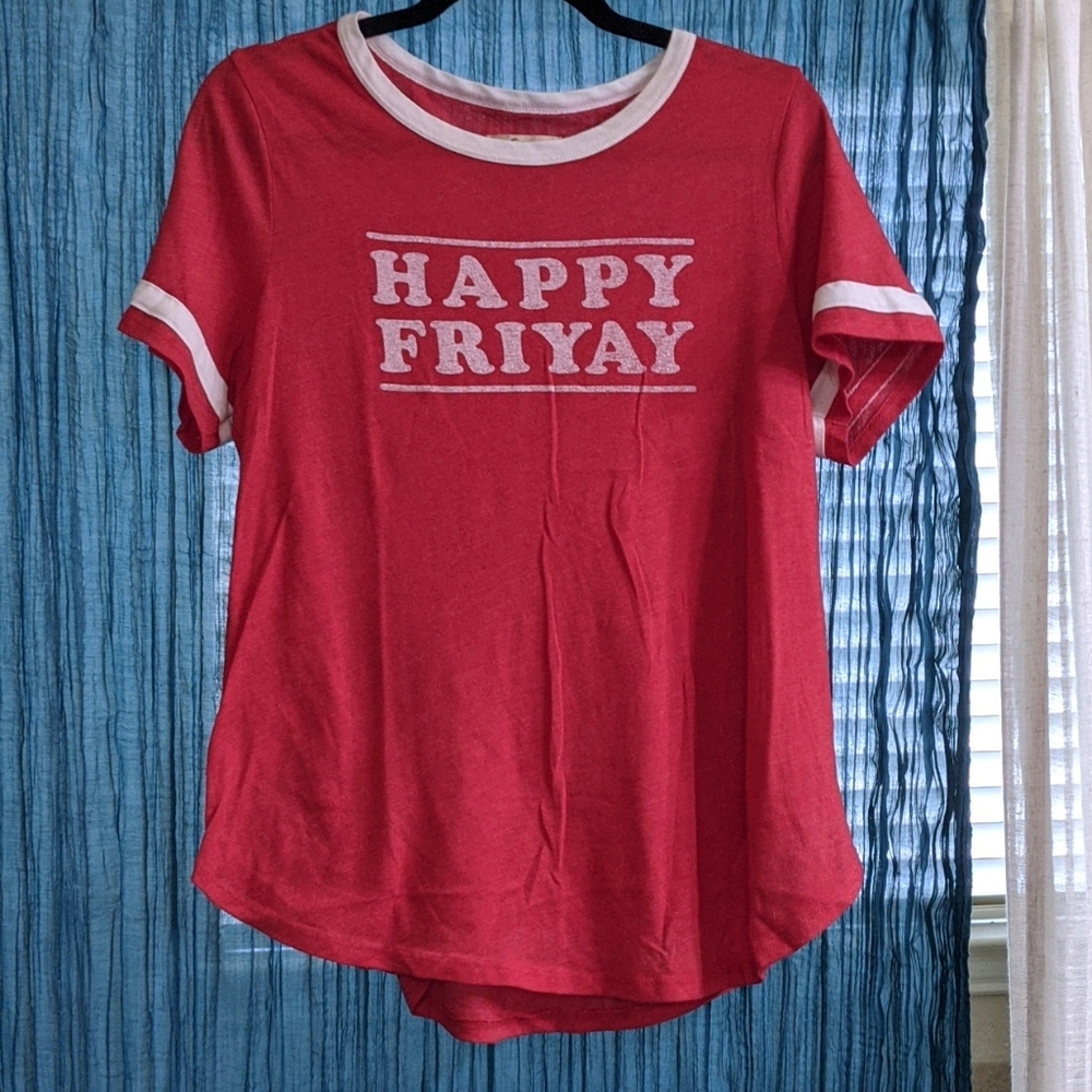 Hollister happy friyay tee